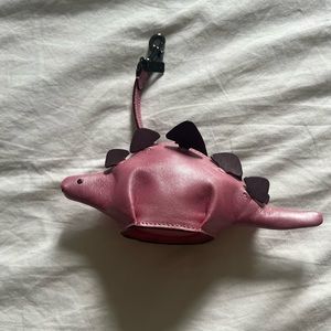Leather Dinosaur Coach Coin Purse